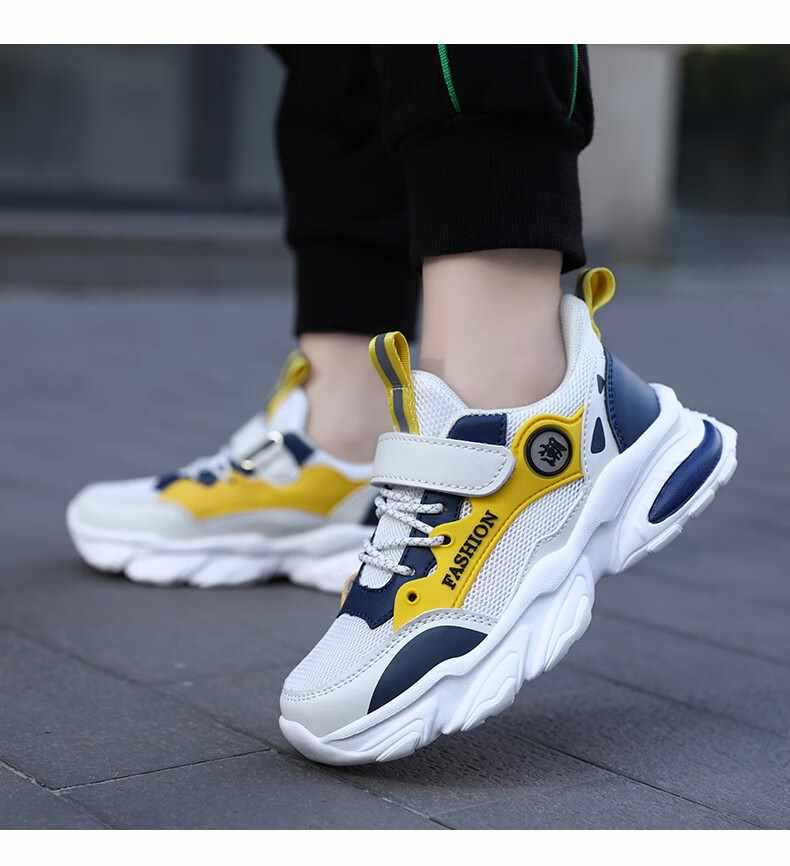 Atmungsaktive gedämpfte Laufschuhe für Kinder aus Mesh detail 13