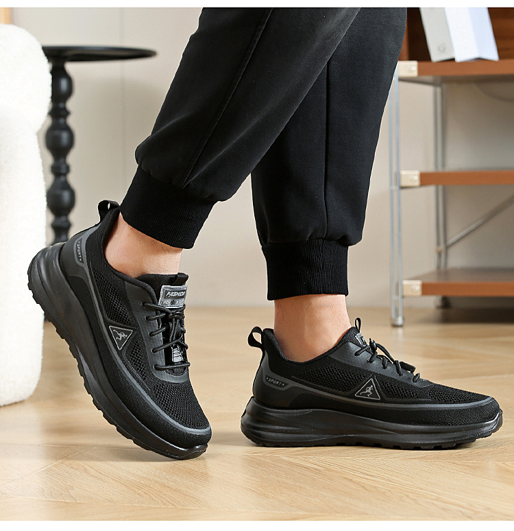 Lichte en ademende mesh hardloopschoenen voor heren detail 7