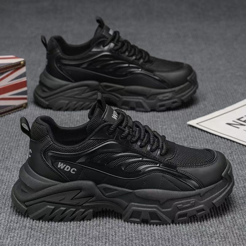 Atmungsaktive Plateau-Sneaker für Herren mit Schnürung 5