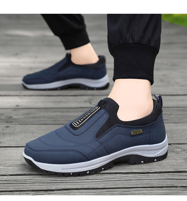 Leichte, rutschfeste Schlupf-Freizeitschuhe für Herren detail 9