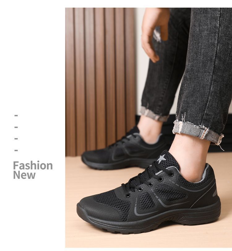 Lichte en ademende mesh hardloopschoenen voor heren detail 10