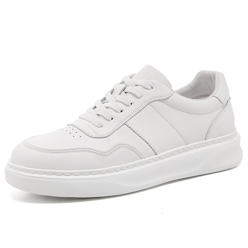 Men's Leather Cushioned Platform Casual Shoes 6