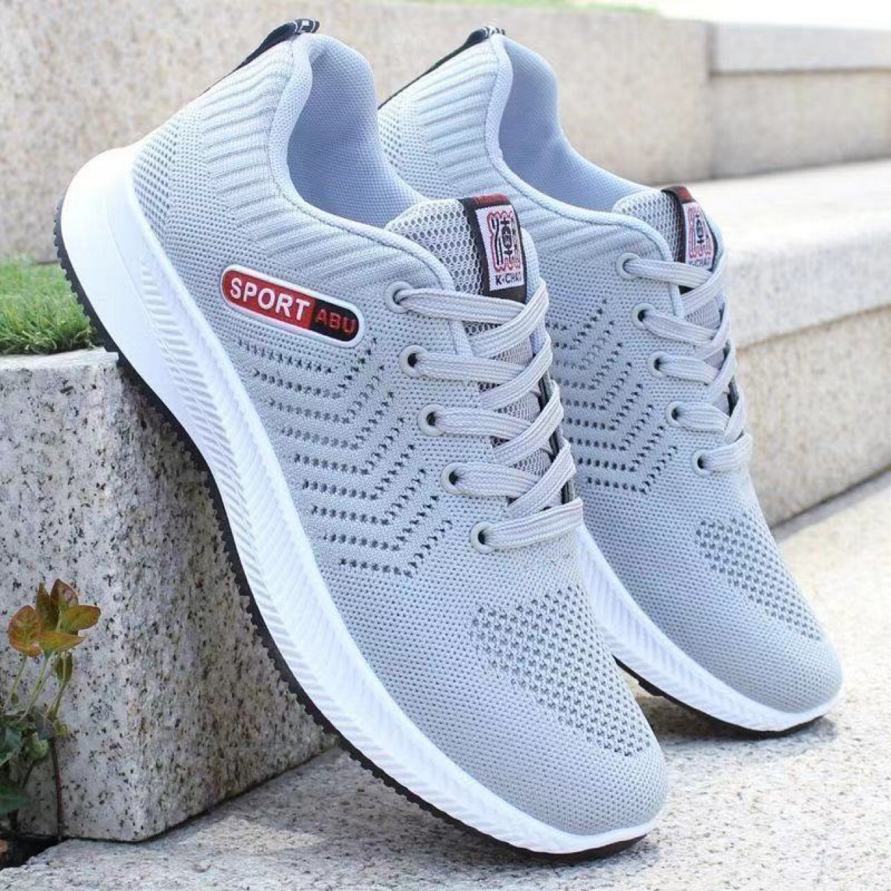 Atmungsaktive, leichte Strick-Laufschuhe für Herren 3