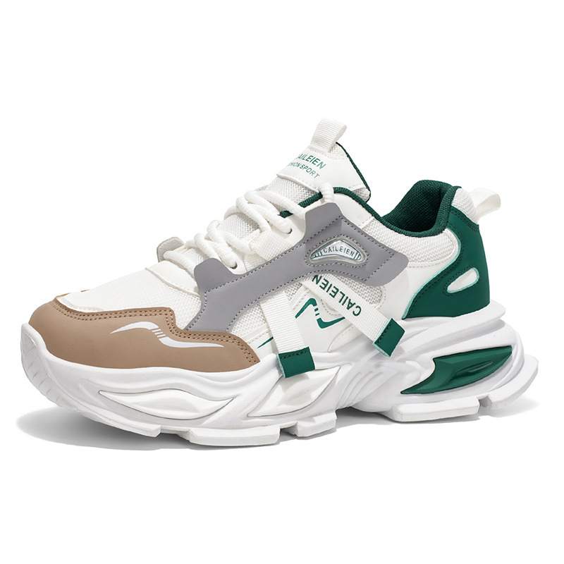 Zapatillas de deporte para hombre con plataforma y diseño color block 6