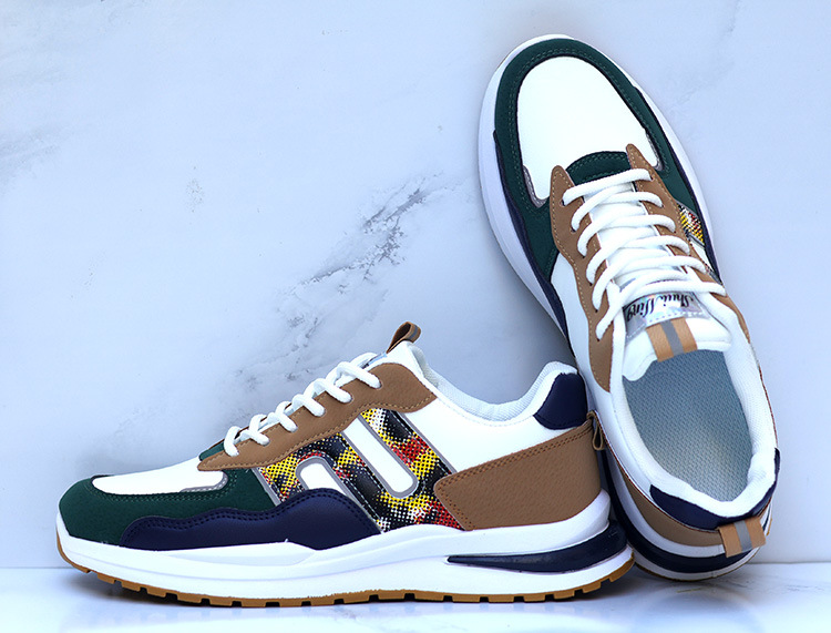Chaussures casual à lacets et semelle amortissante pour homme detail 14