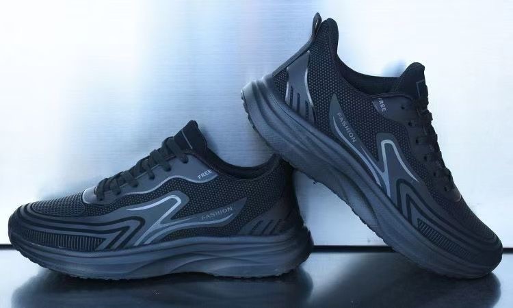 Atmungsaktive gedämpfte Laufschuhe für Herren aus Mesh detail 9