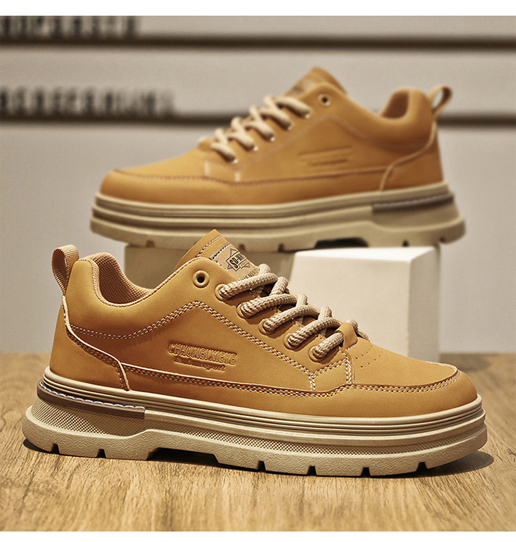Chaussures casual pour homme à lacets et semelle crantée antidérapante detail 8