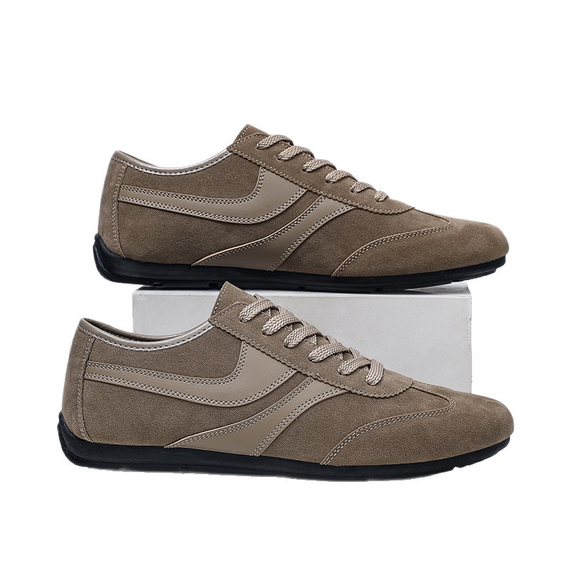 Klassische Herren-Freizeitschuhe aus Wildlederimitat mit Schnürung 6