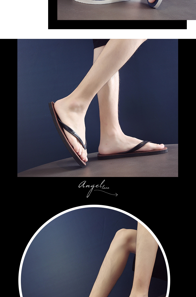 Unisex Lightweight Waterproof Beach Flip-Flops detail 8