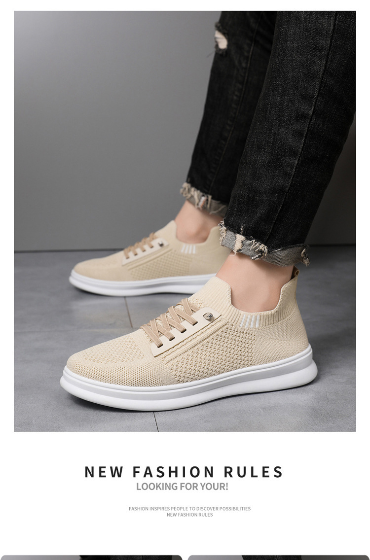 Scarpe casual da uomo traspiranti e leggere in mesh detail 1