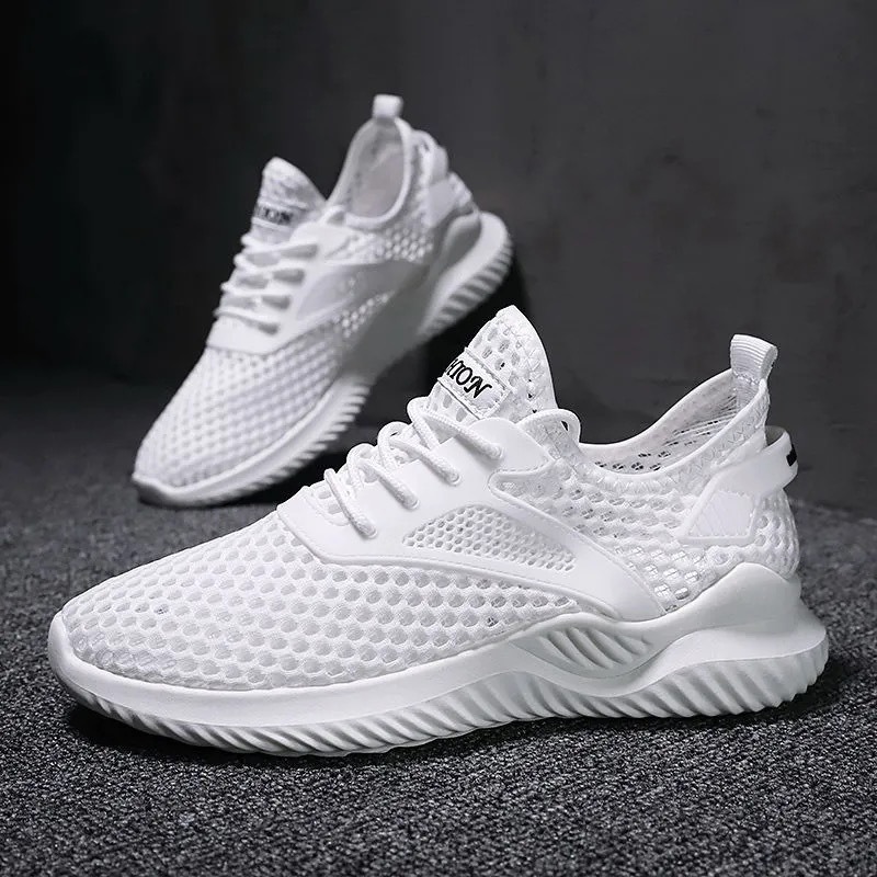 Atmungsaktive, leichte Herren-Sneaker mit Schnürung 4