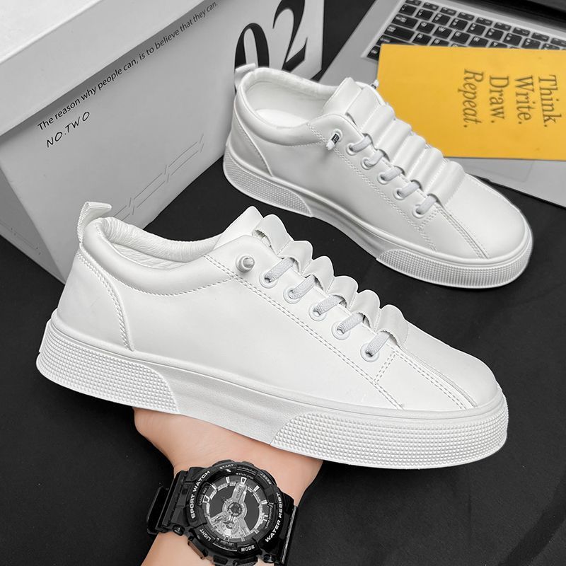 Herren Freizeitschuhe aus Leder zum Schnüren 3