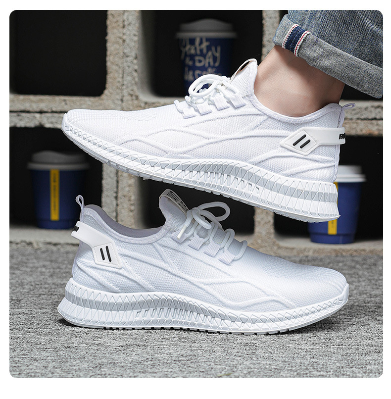Men's Breathable Knit Lightweight Running Shoes detail 10