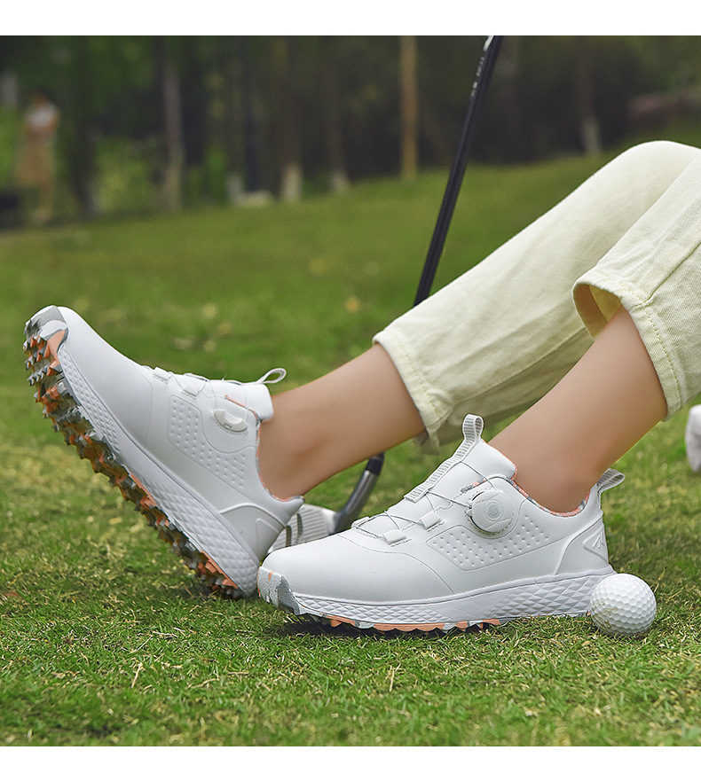 Rutschfeste, gedämpfte Sportschuhe für Damen mit Drehverschluss detail 4