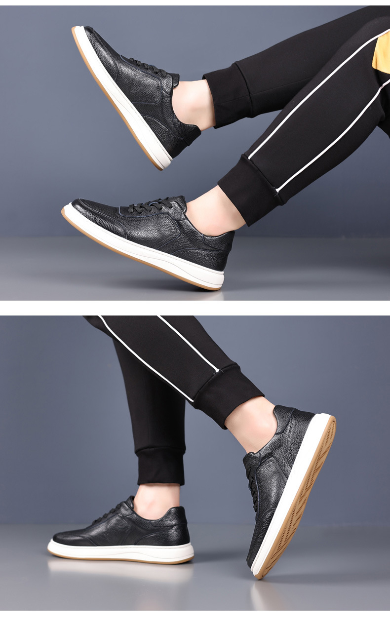 Scarpe casual da uomo in pelle stringate e antiscivolo detail 16