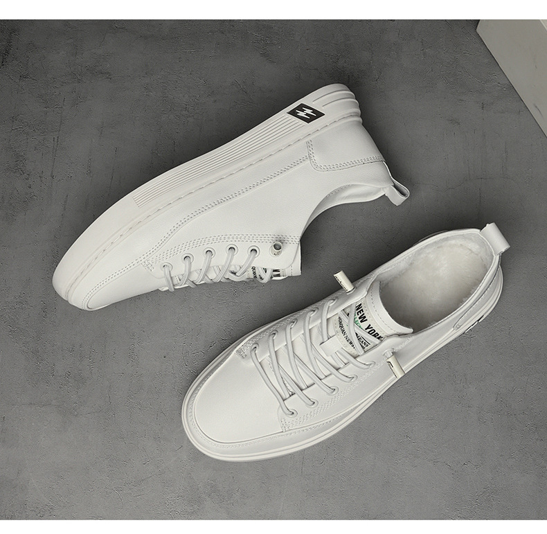 Men's Breathable Leather Lace-Up Casual Shoes detail 20