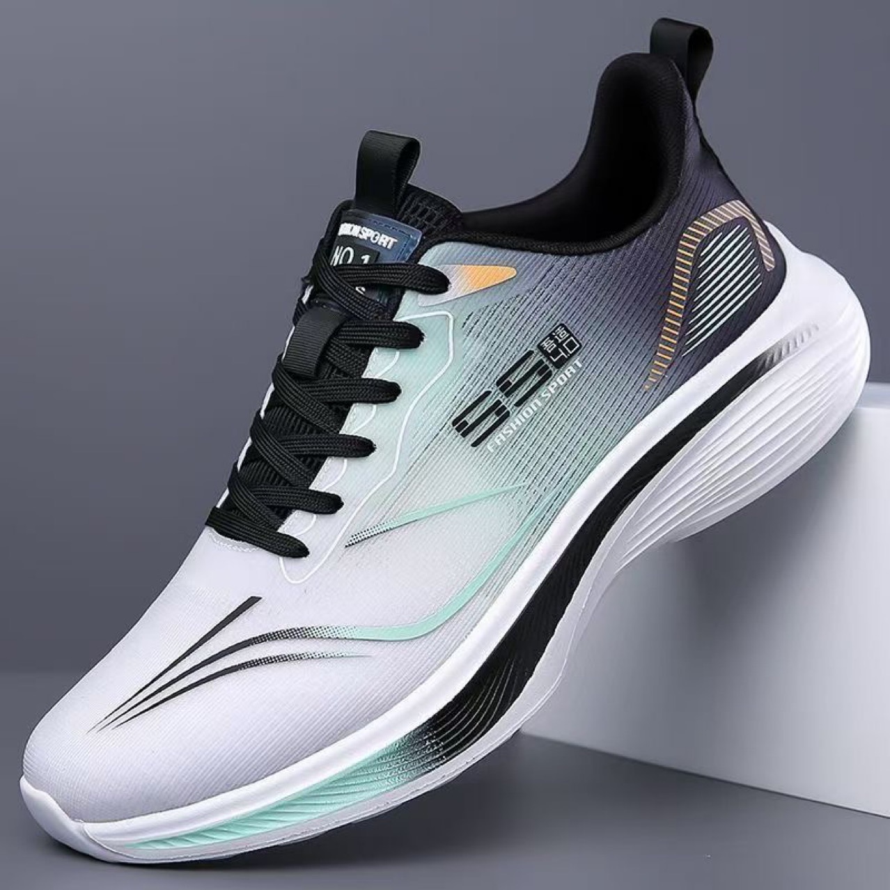 Zapatillas de running para hombre transpirables y amortiguadas 4
