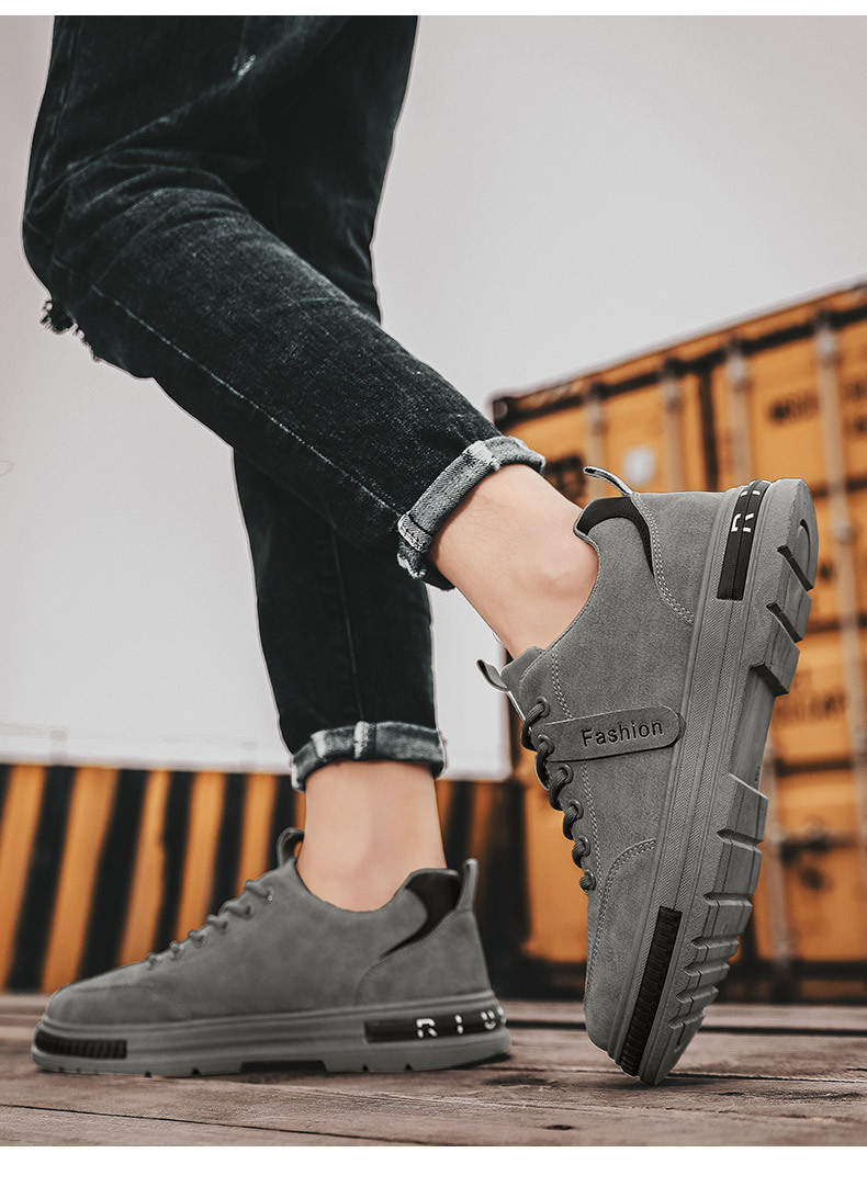 Rutschfeste Schnür-Freizeitschuhe für Herren detail 7