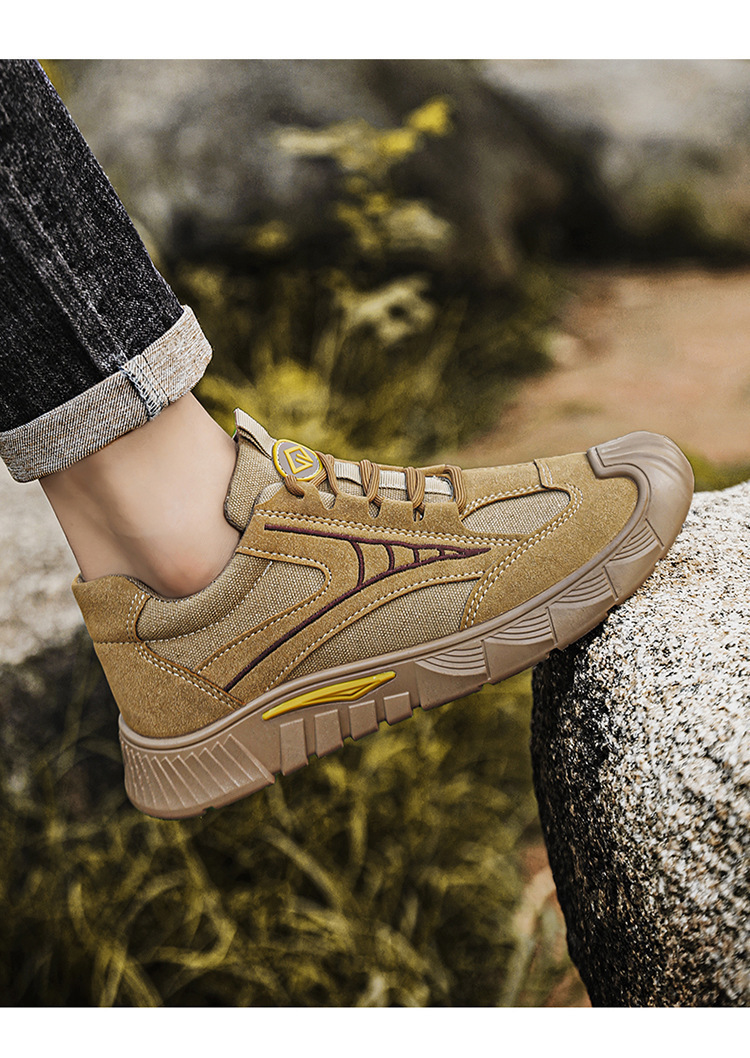 Atmungsaktive Freizeitschuhe für Herren mit Schnürung und Rutschhemmung detail 1