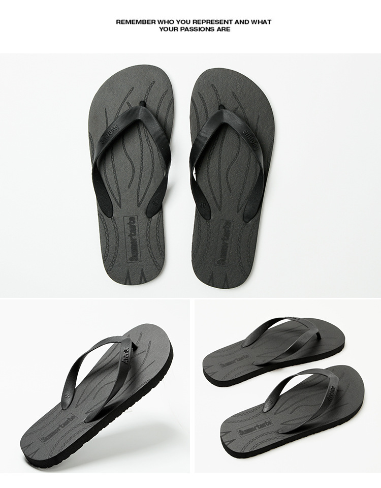 Unisex Lightweight Waterproof Slip-On Flat Flip-Flops detail 3