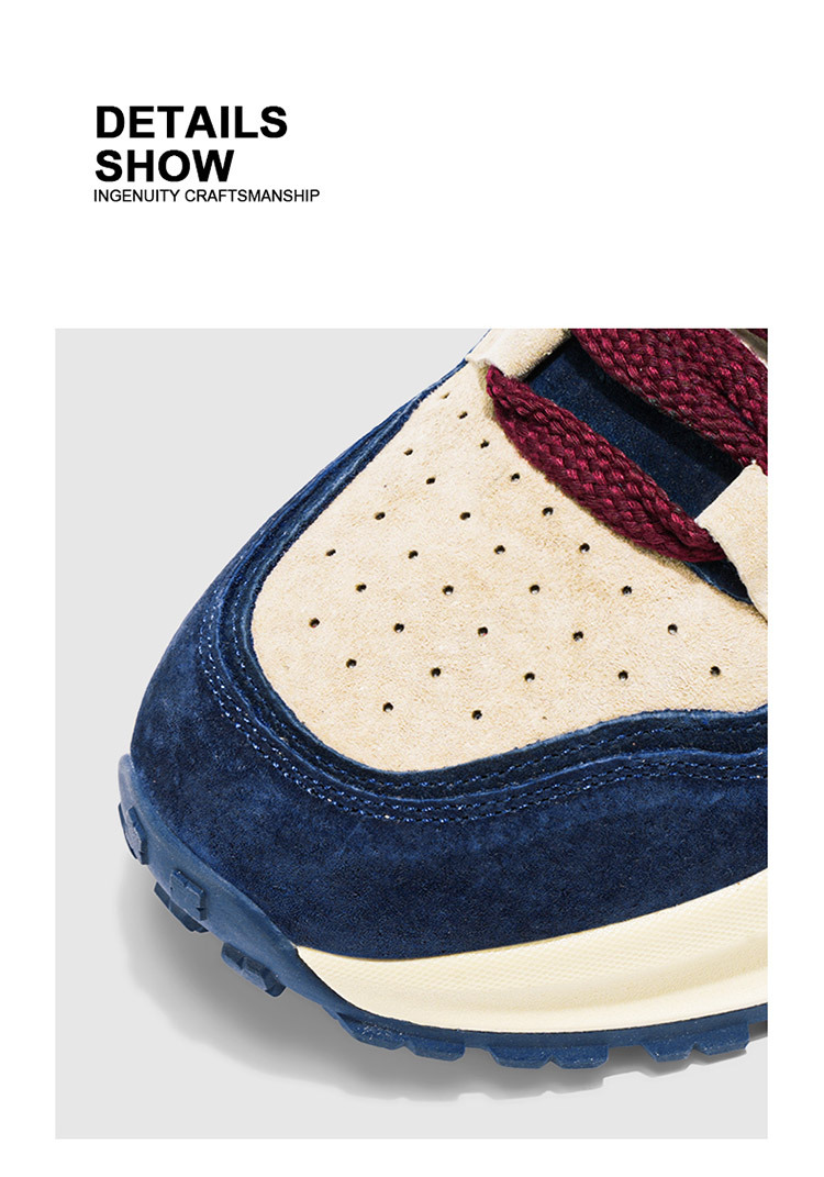 Men's Colorblock Cushioned Platform Casual Shoes detail 2