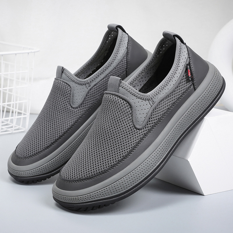 Atmungsaktive Herren-Freizeitschuhe aus Mesh zum Hineinschlüpfen 3