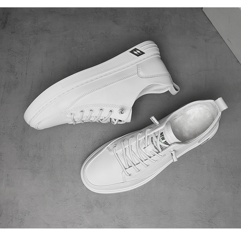 Men's Breathable Leather Lace-Up Casual Shoes detail 16