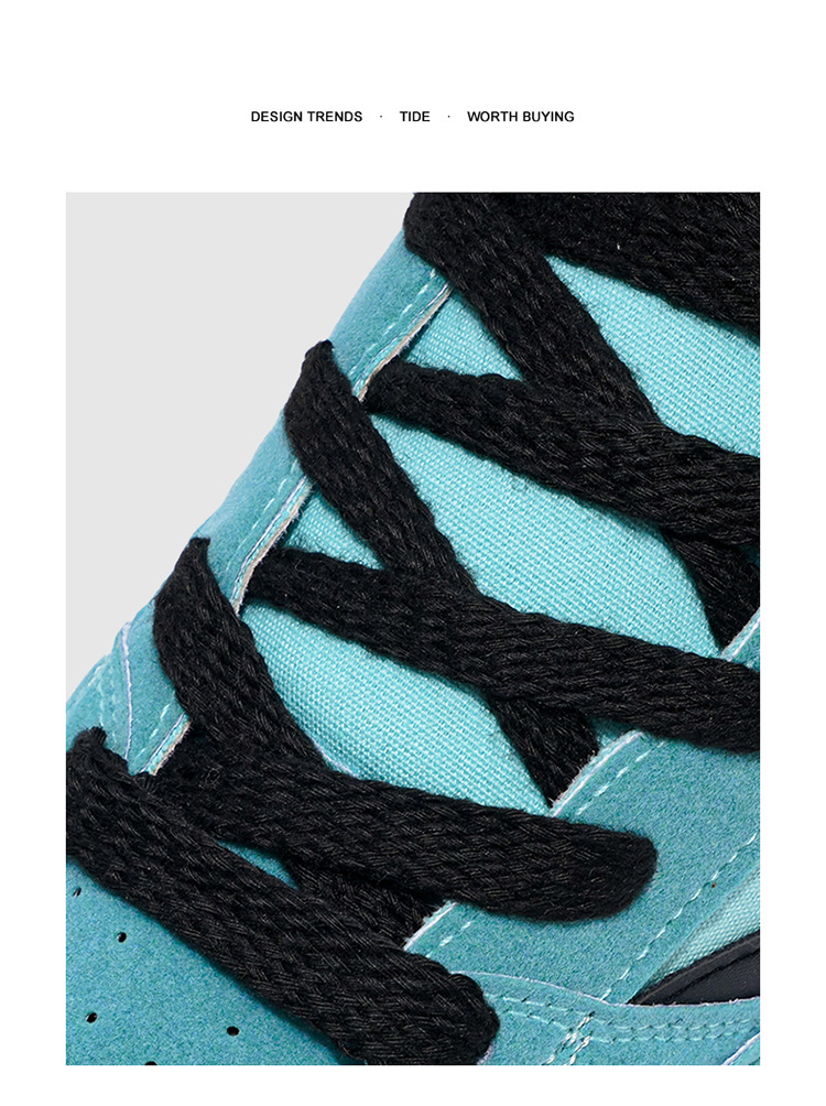 Men's Colorblock Lace-Up Casual Skate Shoes detail 3
