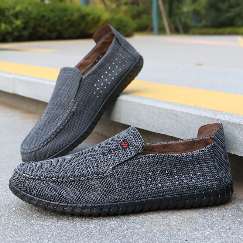 Leichte, atmungsaktive Slip-on-Freizeitschuhe für Herren detail 8