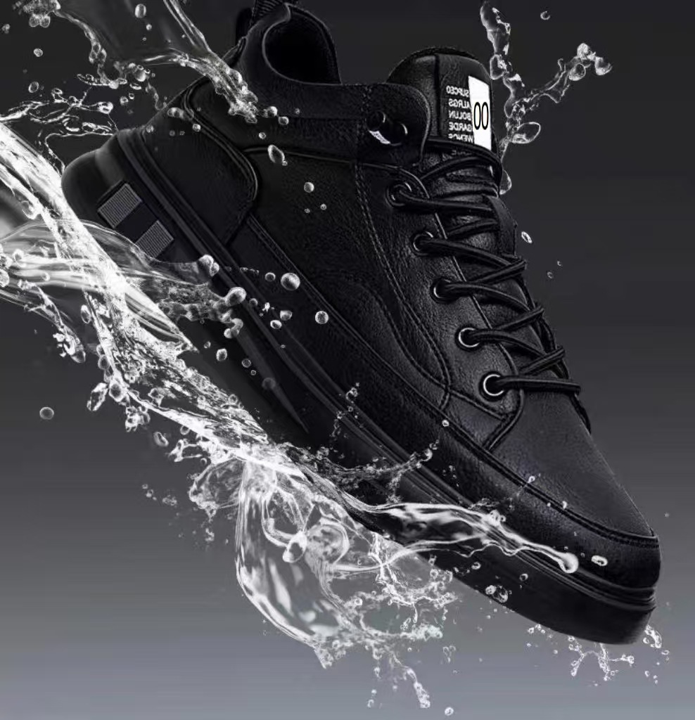 Rutschfeste Herren-Freizeitschuhe zum Schnüren, Mid-Top detail 1