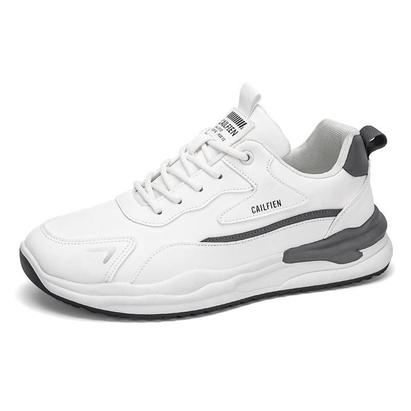 Men's Cushioned Platform Lace-Up Casual Shoes 6