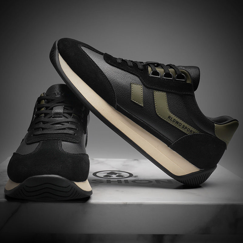 Men's Vintage Cushioned Lace-Up Casual Sneakers 3