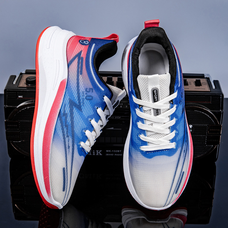 Scarpe da corsa da uomo leggere e traspiranti in mesh detail 7