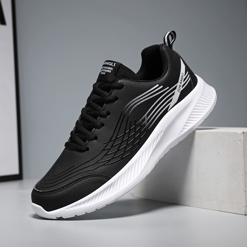 Lichte hardloopschoenen voor heren met veters en demping 3