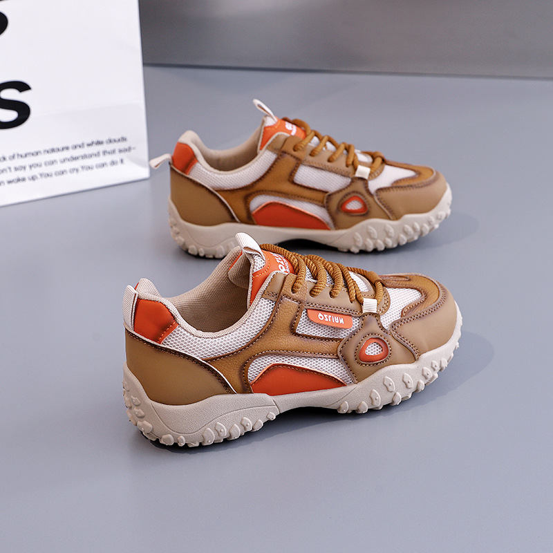 Women's Breathable Colorblock Lace-Up Sneakers 5