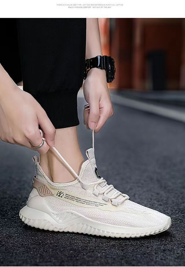 Chaussures de running à lacets en mesh respirant pour homme detail 14