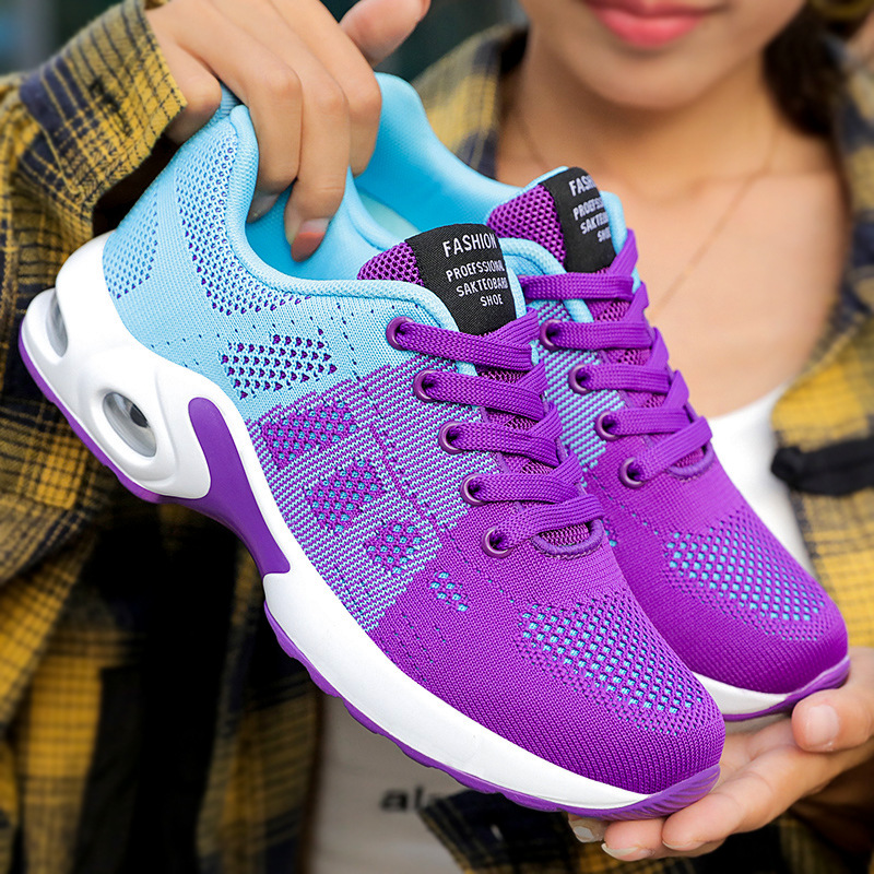 Women's Breathable Cushioned Running Shoes