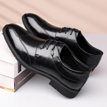 Men's Leather Lace-Up Low-Top Casual Shoes detail 15
