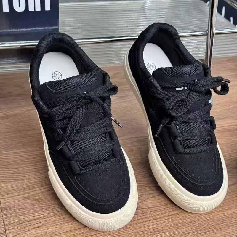 Chaussures de skate unisexes respirantes à lacets en daim detail 7