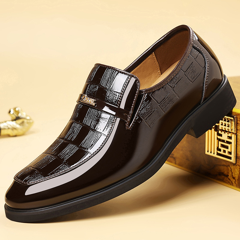 Nette instapschoenen voor heren van PU-leer 2