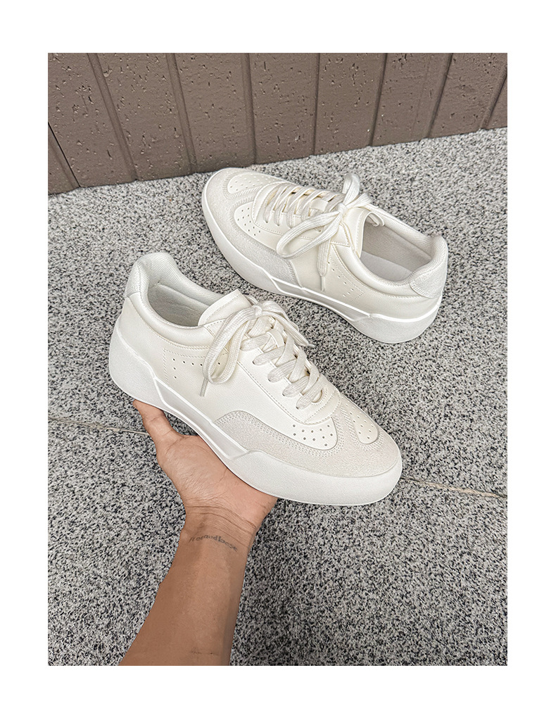 Chaussures casual à lacets respirantes pour homme au design colorblock detail 19