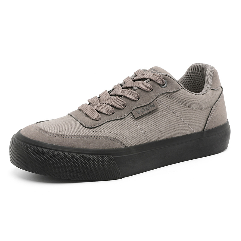 Men's Breathable Canvas Lace-Up Casual Shoes 6