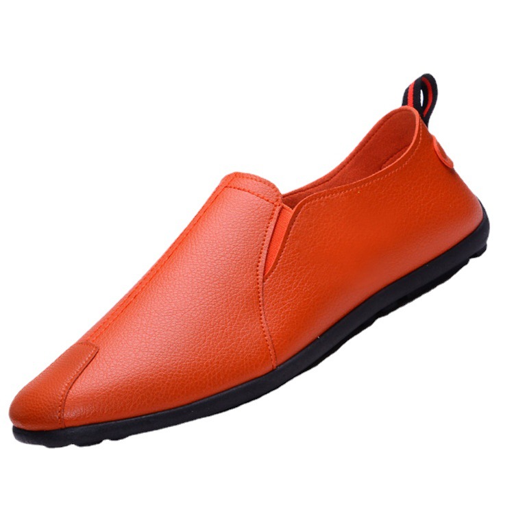 Men's Lightweight Slip-On PU Leather Casual Shoes 5