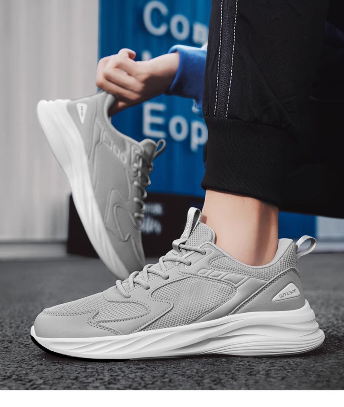 Unisex atmungsaktive gedämpfte Laufschuhe aus Mesh detail 7