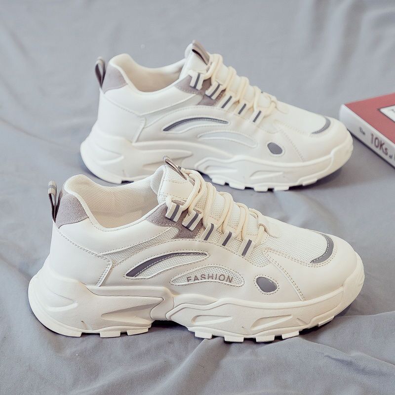 Men's Breathable Colorblock Platform Casual Shoes 5