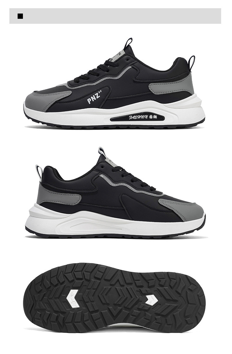 Freizeitschuhe für Herren mit Colorblocking & gepolsterter Plateausohle detail 13