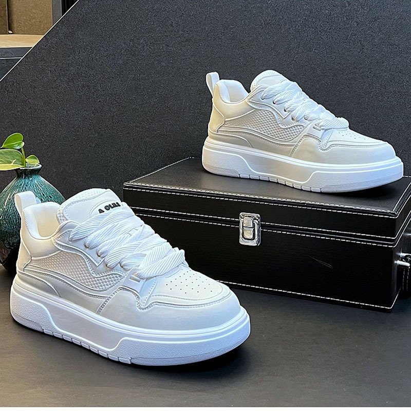 Atmungsaktive Unisex Mesh Plateau-Sneaker für die Freizeit