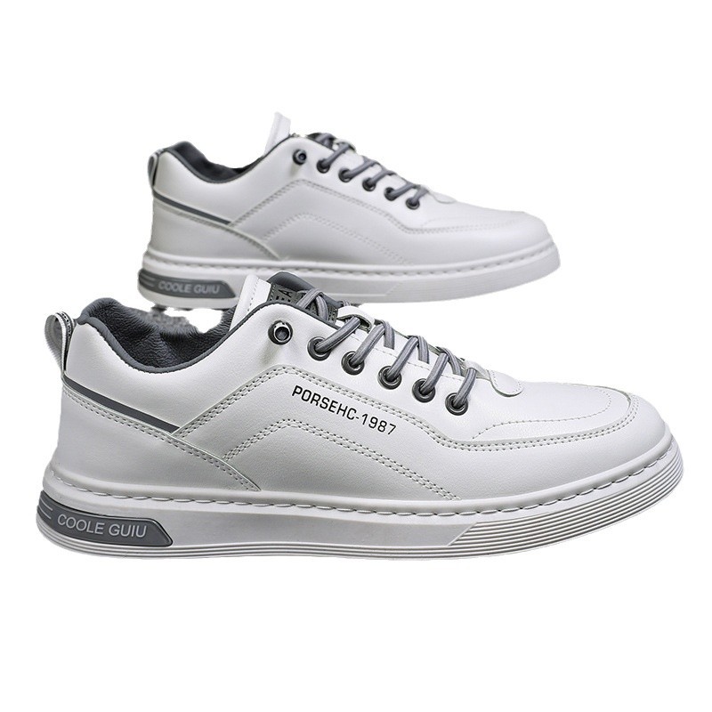 Lage leren veterschoenen voor heren - Casual schoenen 6