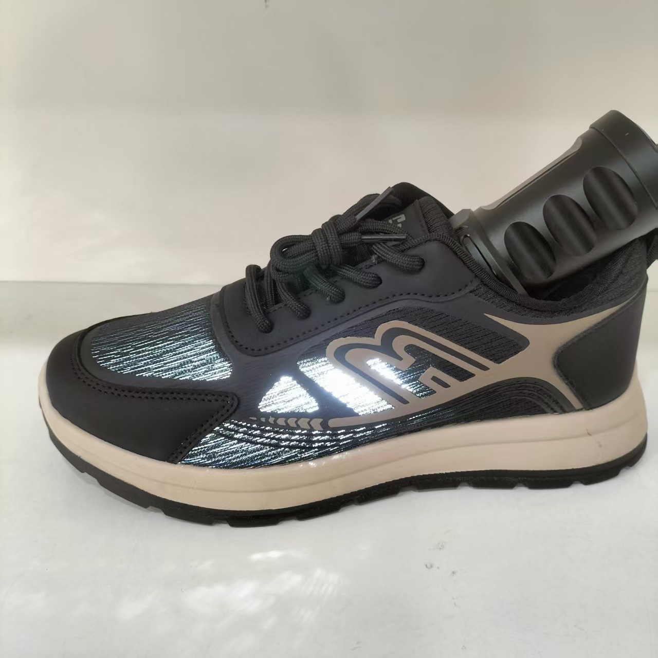 Atmungsaktive Herren-Freizeitschuhe aus Mesh mit Schnürung & Dämpfung detail 4
