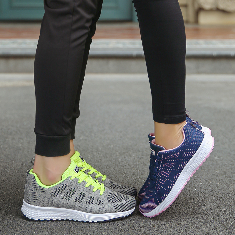 Scarpe da corsa unisex leggere e traspiranti con lacci 3